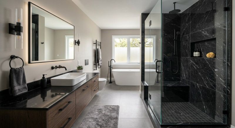 Granite Shower Installation in Livingston County, MI